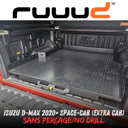 Plateau Coulissant RUUUD Isuzu D-Max 2020+ Space-Cab | Installation Sans Perçage sur Xperts4x4 Accessoires 4x4 Off-Road