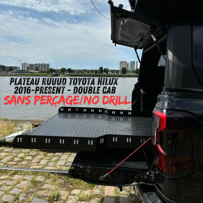 Plateau Coulissant RUUUD Toyota Hilux REVO 2016 a Present Double Cab (Sans Perçage) sur Xperts4x4 Accessoires 4x4 Off-Road