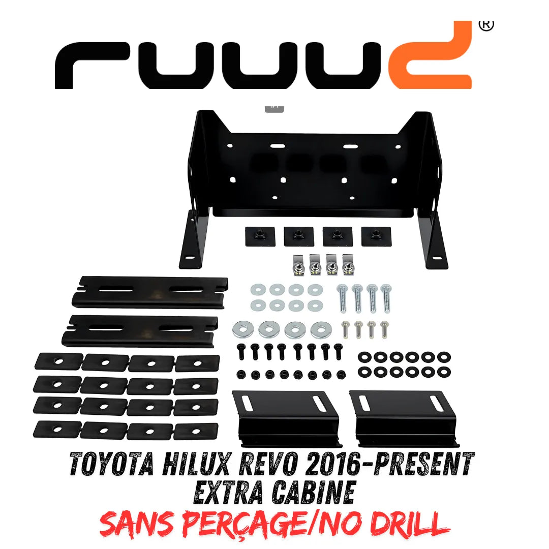 Plateau Coulissant RUUUD Toyota Hilux Revo 2016+ Extra Cab | Installation Sans Perçage sur Xperts4x4 Accessoires 4x4 Off-Road