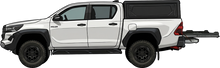 Plateau Coulissant Toyota Hilux 2016+ Double Cabine Predator Offroad sur Xperts4x4 Accessoires 4x4 Off-Road