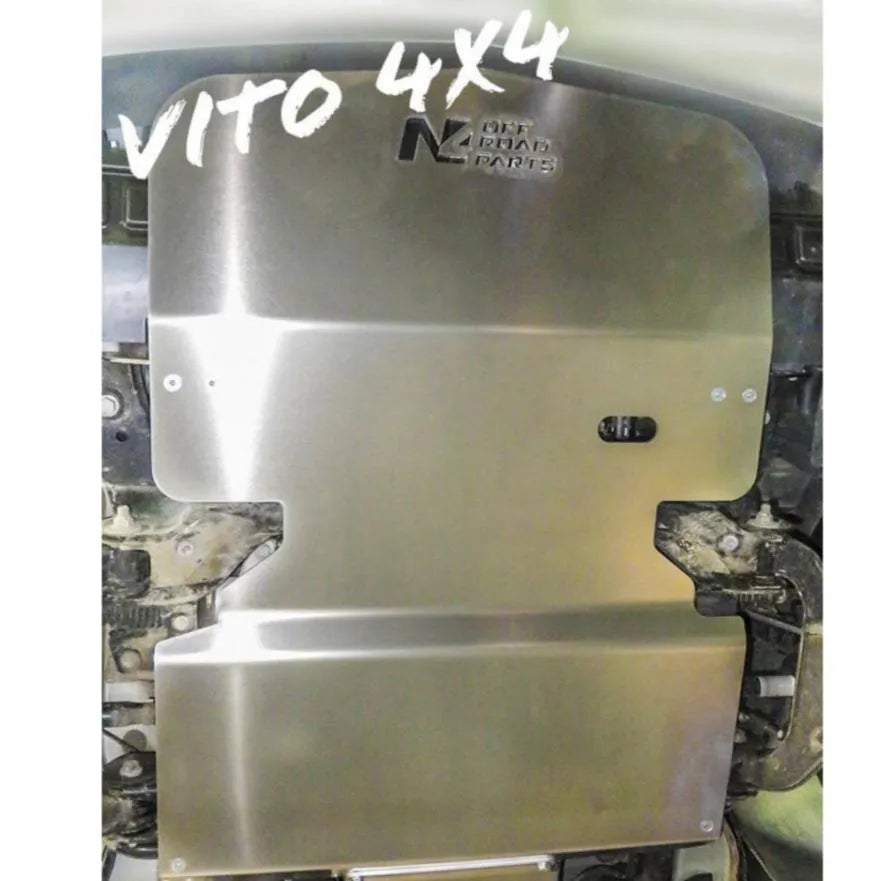 Blindage Avant Aluminium 6mm N4 Offroad - Mercedes Vito 2014+ sur Xperts4x4 Accessoires 4x4 Off-Road