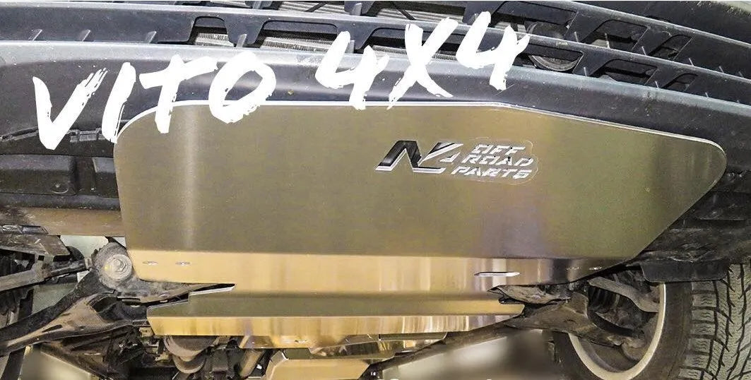 Blindage Avant Aluminium 6mm N4 Offroad - Mercedes Vito 2014+ sur Xperts4x4 Accessoires 4x4 Off-Road