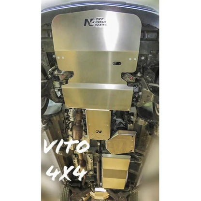 Blindage Avant Aluminium 6mm N4 Offroad - Mercedes Vito 2014+ sur Xperts4x4 Accessoires 4x4 Off-Road