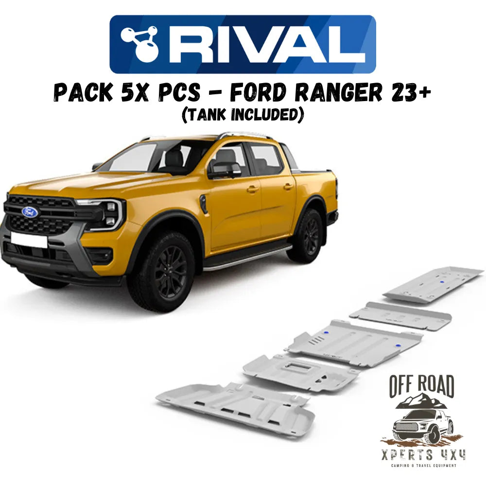 Pack Protections Inferieures Ford Ranger 2023+ | RIVAL 4x4 sur Xperts4x4 Accessoires 4x4 Off-Road