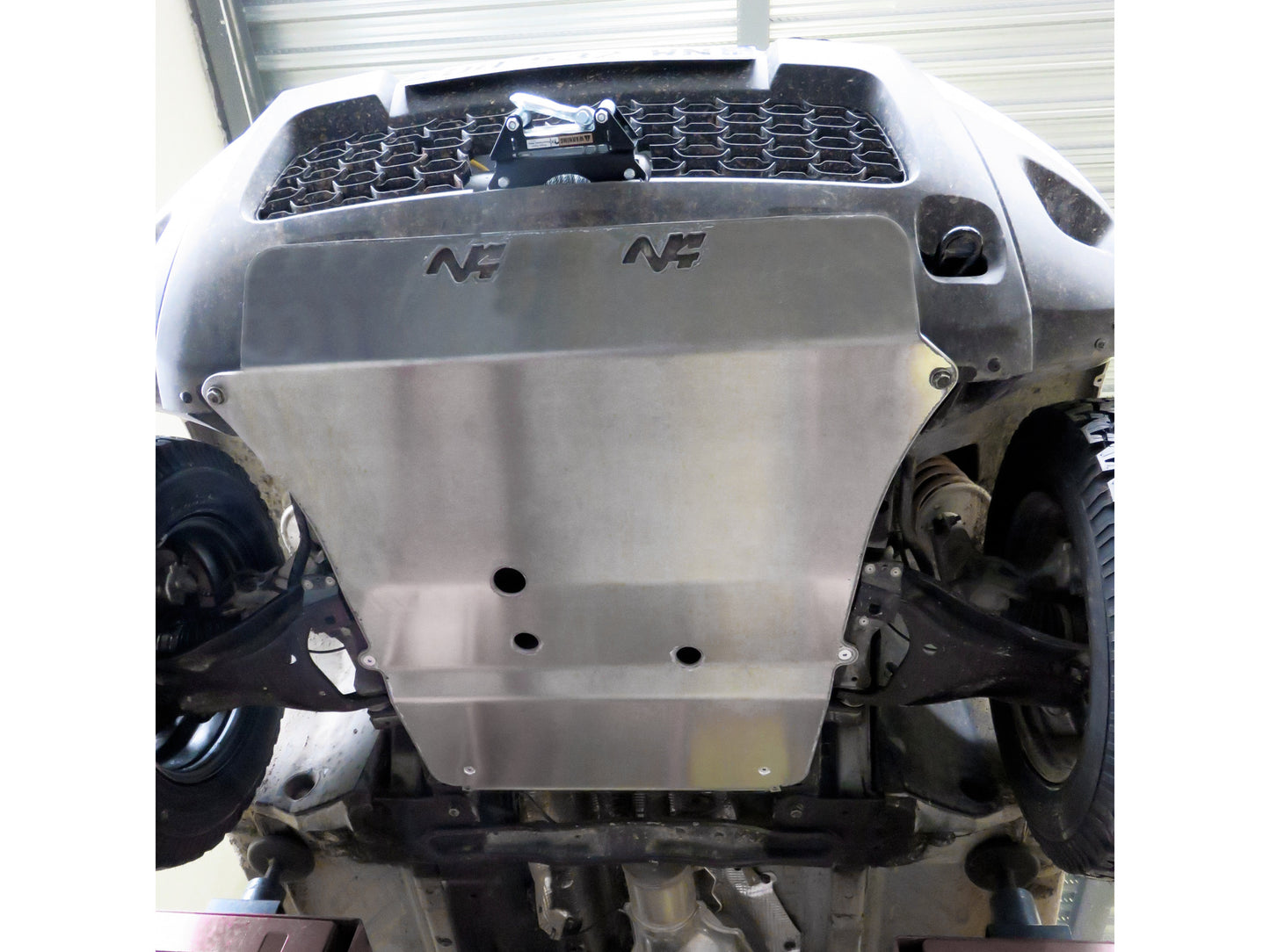Protection inférieure pour Dacia Duster 2009-2023, ski avant en aluminium 6mm, fabrication N4 OFFROAD, robuste et résistante