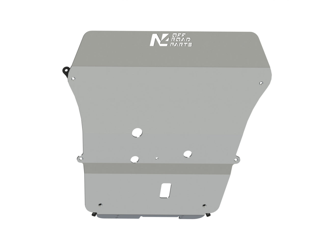 Protection inférieure avant en aluminium 8mm pour Dacia Duster 2009-2023, marque N4 OFFROAD, adaptée à l'off-road.