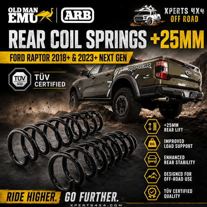 Ressorts Arrières OME +25mm - Ford Raptor 2018-22 & 2023+ sur Xperts4x4 Accessoires 4x4 Off-Road