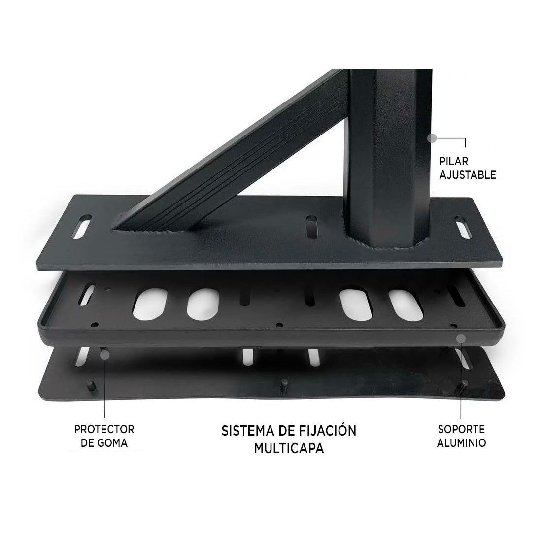 Bed Rack Universel Aluminium Pickup | BULLFACE sur Xperts4x4 Accessoires 4x4 Off-Road