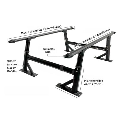 Bed Rack Universel Aluminium Pickup | BULLFACE sur Xperts4x4 Accessoires 4x4 Off-Road