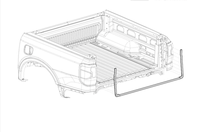 Joint Anti-Poussière Ridelle AEROKLAS | Ranger/Raptor & Amarok 2023+ sur Xperts4x4 Accessoires 4x4 Off-Road