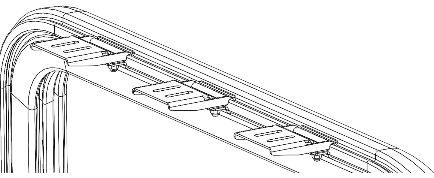 Kit de Montage Galerie de toit sur Bed Rack ARB (Option) sur Xperts4x4 Accessoires 4x4 Off-Road