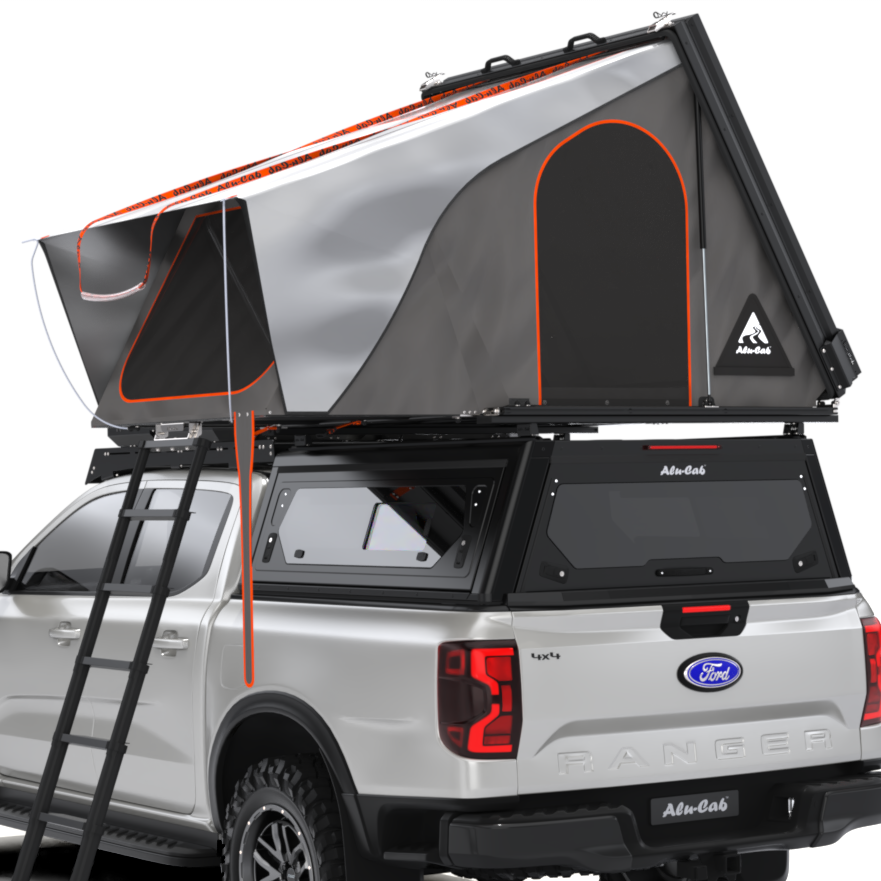 Tente de Toit Alu-Cab "RT-2S" - 2 Personnes | Coque Alu Compacte sur Xperts4x4 Accessoires 4x4 Off-Road