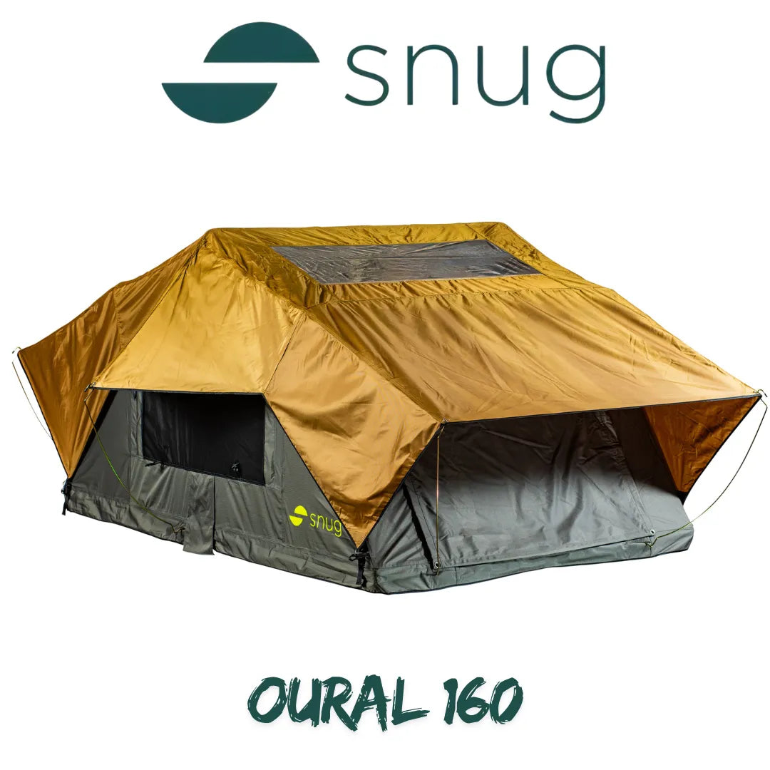Tente de toit Souple SNUG OURAL 160 (163 x 240 x 126 cm) sur Xperts4x4 Accessoires 4x4 Off-Road