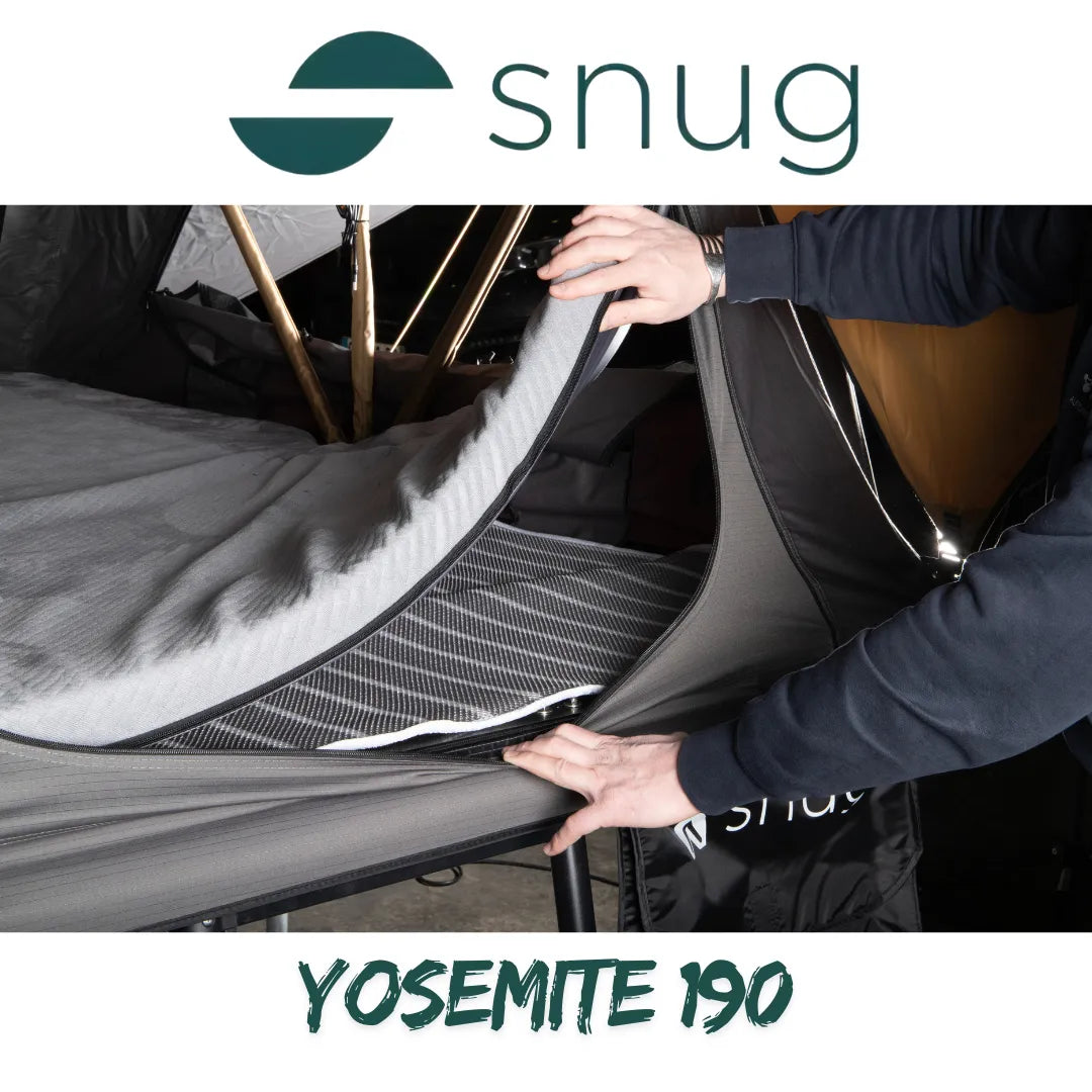 Tente de toit Souple SNUG YOSEMITE 190 (190 x 310 x 126 cm) sur Xperts4x4 Accessoires 4x4 Off-Road