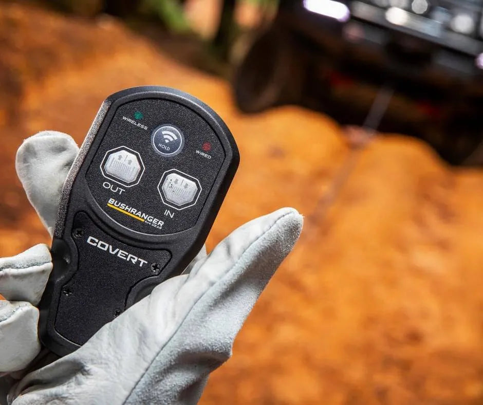 Treuil COVERT 10 Bushranger | 12V | 4536 KG | Acier sur Xperts4x4 Accessoires 4x4 Off-Road