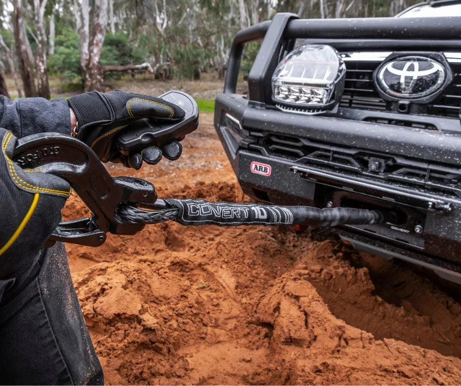 Treuil COVERT 10 Bushranger | 12V | 4536 KG | Acier sur Xperts4x4 Accessoires 4x4 Off-Road