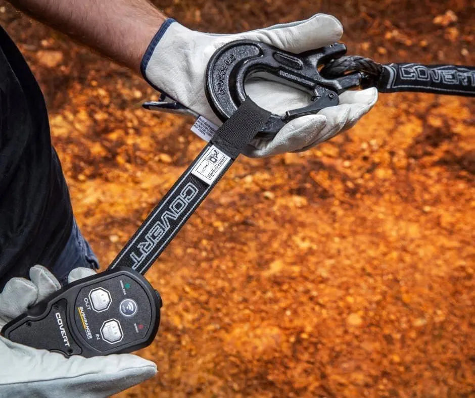 Treuil COVERT 10S Bushranger | 12V | 4536 KG | Synthetique sur Xperts4x4 Accessoires 4x4 Off-Road