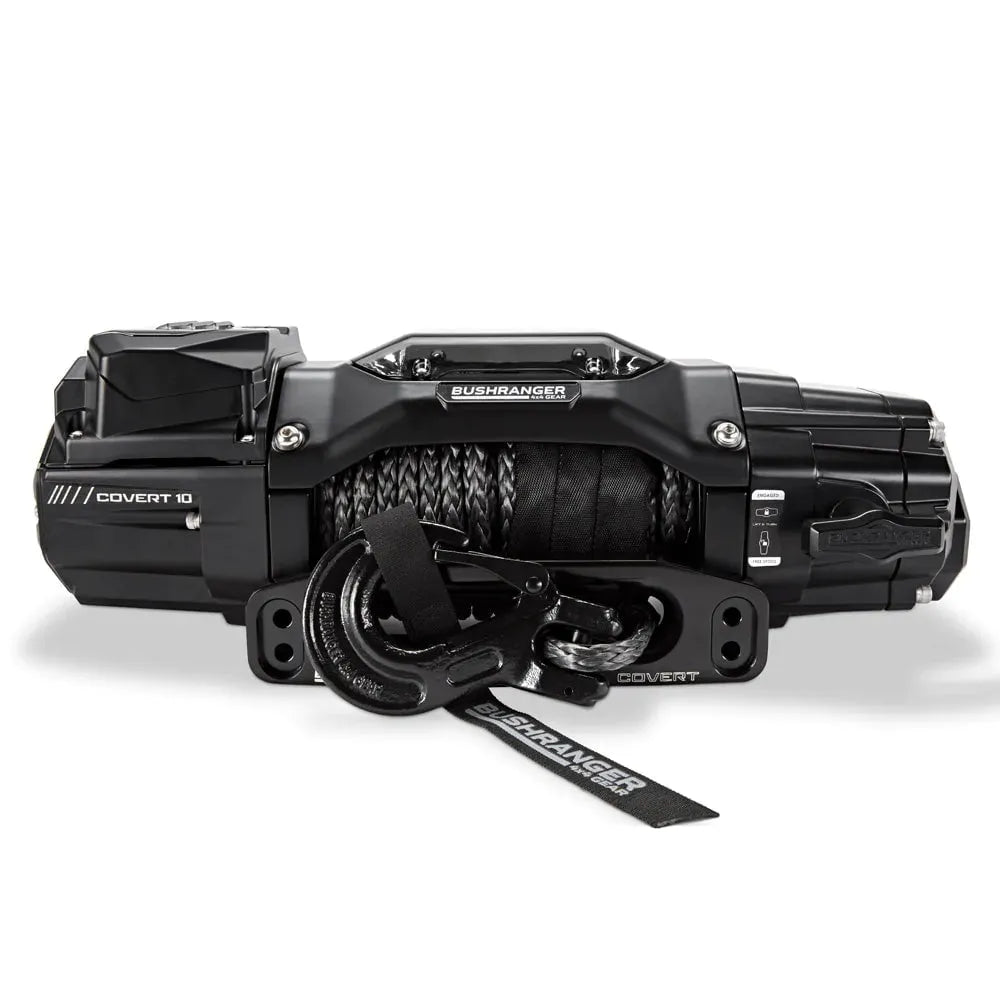 Treuil COVERT 10S Bushranger | 12V | 4536 KG | Synthetique sur Xperts4x4 Accessoires 4x4 Off-Road