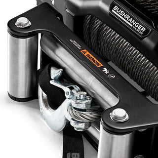 Treuil COVERT 12 Bushranger  12V  5443 KG  Cable Acier sur Xperts4x4 Accessoires 4x4 Off-Road