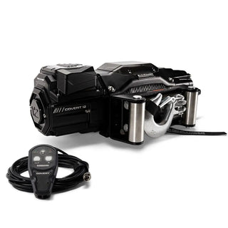 Treuil COVERT 12 Bushranger  12V  5443 KG  Cable Acier sur Xperts4x4 Accessoires 4x4 Off-Road